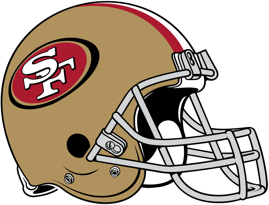 San Francisco 49ers 2009-Pres Helmet Logo DIY iron on transfer (heat transfer)...